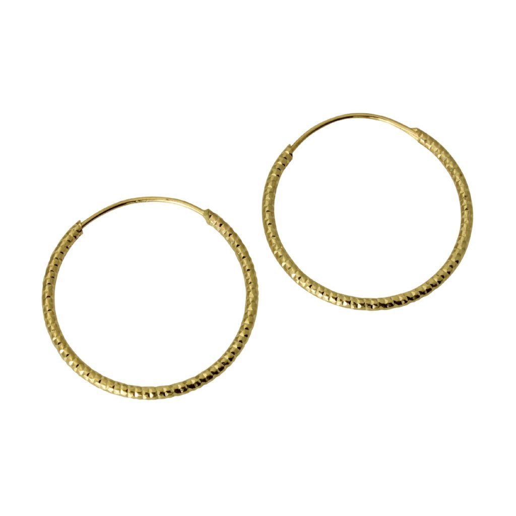 14k REAL Yellow Gold 1mm Thickness Endless Hoop Earrings 8 Different Size Available 14k REAL Yellow Gold 1mm Thickness Endless Hoop Earrings 8 Different Size Available